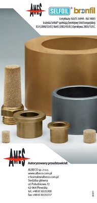 Self-lubricating Sintered Bronze and Iron Bushings and Sintered Filters and Silencers